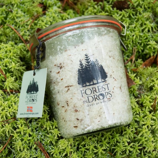Forest in drops - Badesalt fra Jordan med Norske planter - 583g