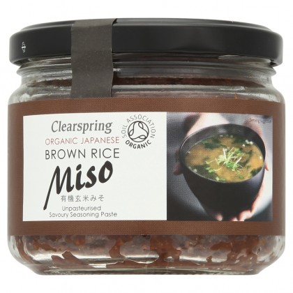 Brun ris Miso på glass - Clearspring - 300 g