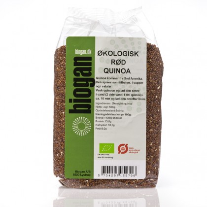 Biogan Rød Quinoa Økologisk - 500g