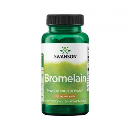 Bromelain - 60 kapsler a 500 mg - 2400 GDU per dagsdose