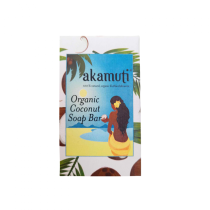 Akamuti Organic Coconut Soap Bar, såpebar - Økologisk - 100g