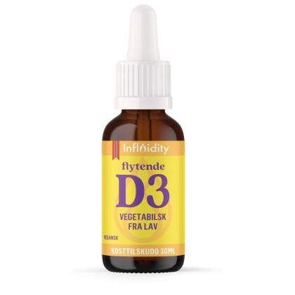 Vegansk D3 vitamin - Flytende - 30ml - 80ug