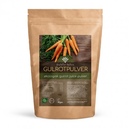 Gulrot juice pulver - Betakaroten - Økologisk - 200 g