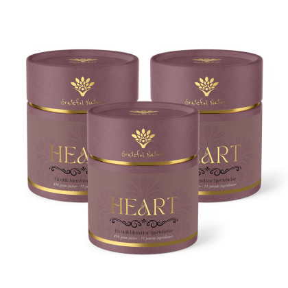 Abonnement 3 mnd - Heart - Hjertehelse blend - 494 gram pulver - FRI FRAKT