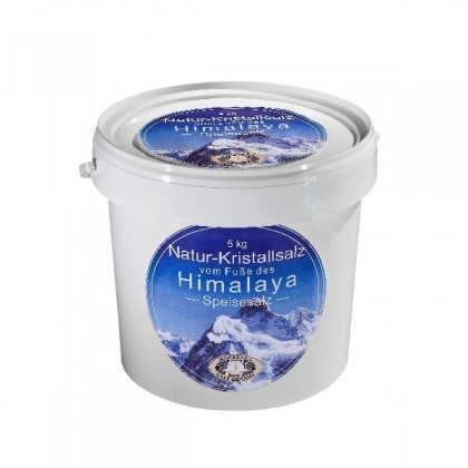 Himalayasalt - 5 kg - 3-5 mm størrelse til saltkvern