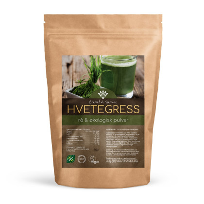 Hvetegresspulver - Wheatgrass Powder - Økologisk