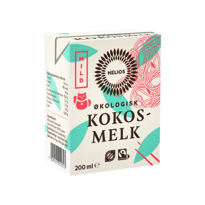 Helios - Kokosmelk Økologisk - 200ml