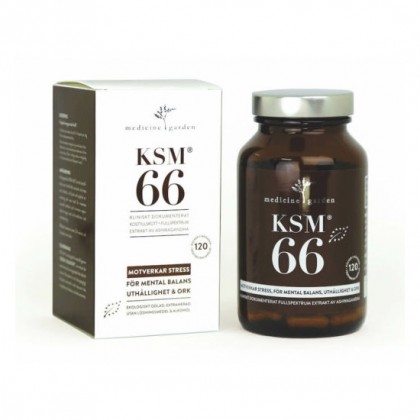 Ashwagandha - Økologisk - 120 Kapsler - KSM66