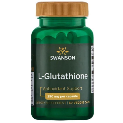 L-glutation - 60 kapsler a 250 mg