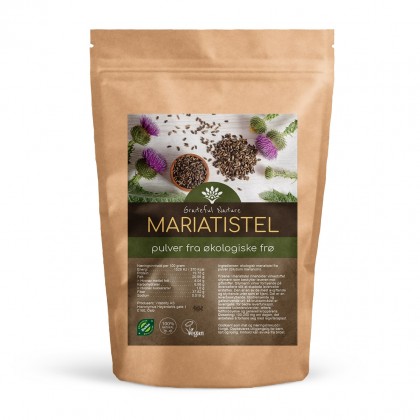 Mariatistel pulver - Milk Thistle Seed Powder - Økologisk - 250 g