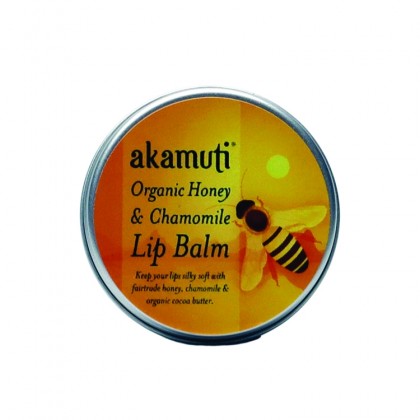 Akamuti Organic Honey and Chamomile Lip Balm, leppebalsam - 10ml