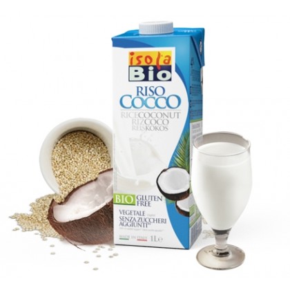 Risdrikk med kokos - Isola Bio - 1 liter