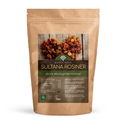 Sultana rosiner - Økologisk - 250 g