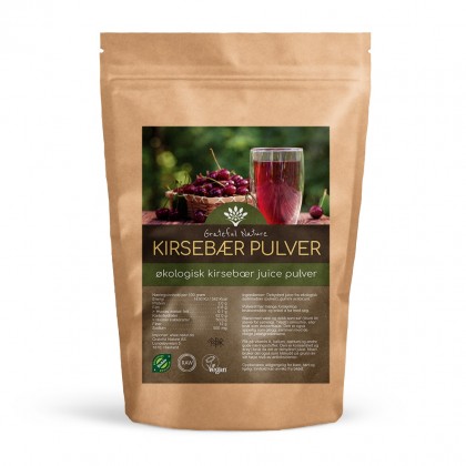 Kirsebær juice pulver - Økologisk - 200 g