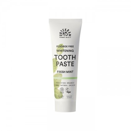 Urtekram Whitening Fresh Mint Uten Fluor - 75ml