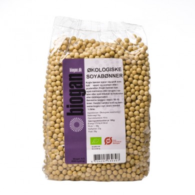 Økologiske soyabønner - 1 kg - Biogan