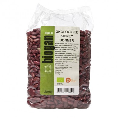 Kidney bønner - Røde - Økologisk - 1 kg - Biogan