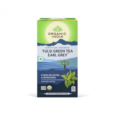 Tulsi grønn Te - Earl grey fra Organic India