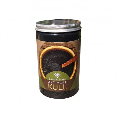 Aktivert kull - Food Grade Activated Charcoal from Coconut Shells - 200 g