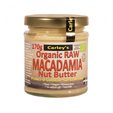 Carleys Macadamiasmør - Rå - Økologisk - 170 g