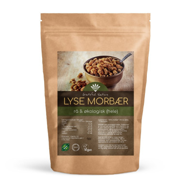 Morbær lyse - Mulberries - Soltørket - Økologisk