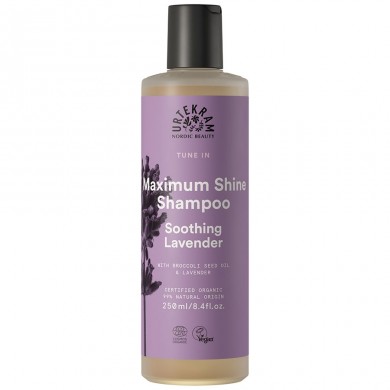 Urtekram sjampo - Tune In Soothing Lavender Maximum Shine - 250 ml