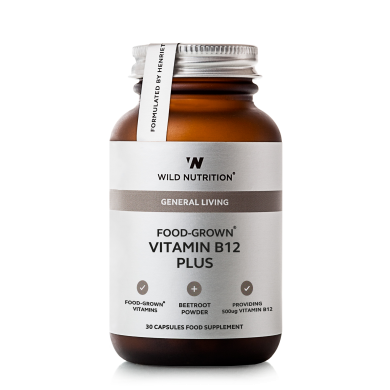 Wild Nutrition - Vitamin B12 Pluss - 30 kapsler