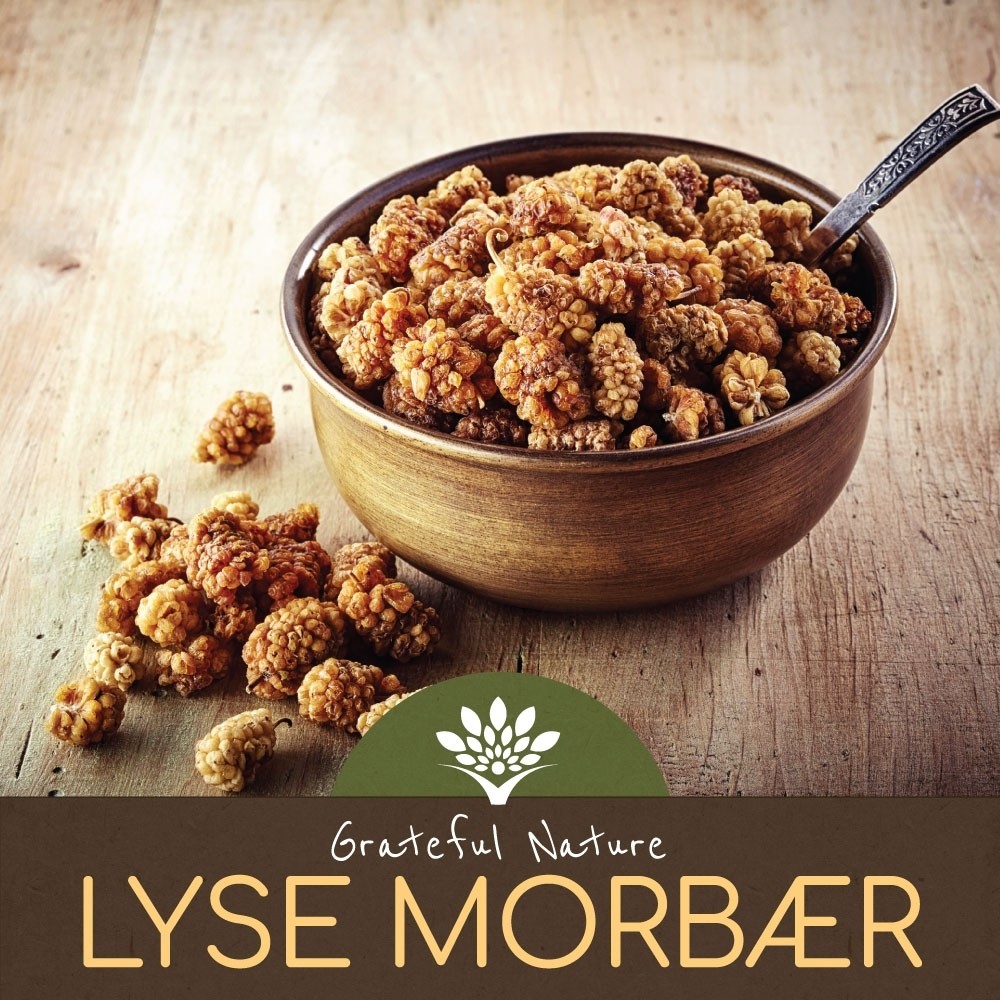 Morbær lyse - Mulberries - Soltørket - Økologisk - Natur.no (Grateful ...